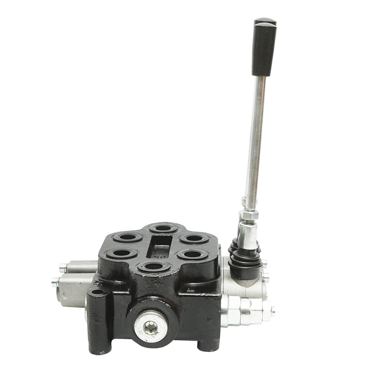 Distribuitor hidraulic cu 2 manete 150 Bar, debit 80L/min M22x1.5mm pentru Tractor Forestier si Graifer